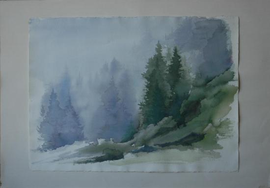 Paysage enneigé